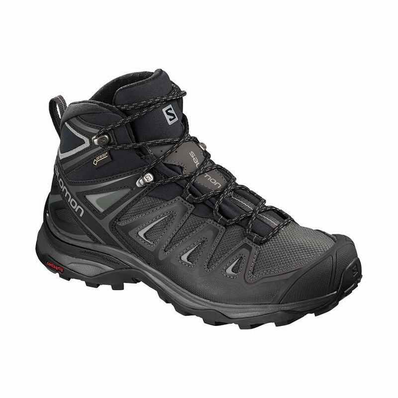 Buty Turystyczne Damskie Salomon X ULTRA 3 MID GORE-TEX - Czarne - Polska (810-XWUTVL)